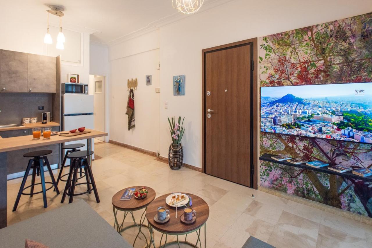 Blue Ark Boho Stay At Acropolis Athen Exterior foto