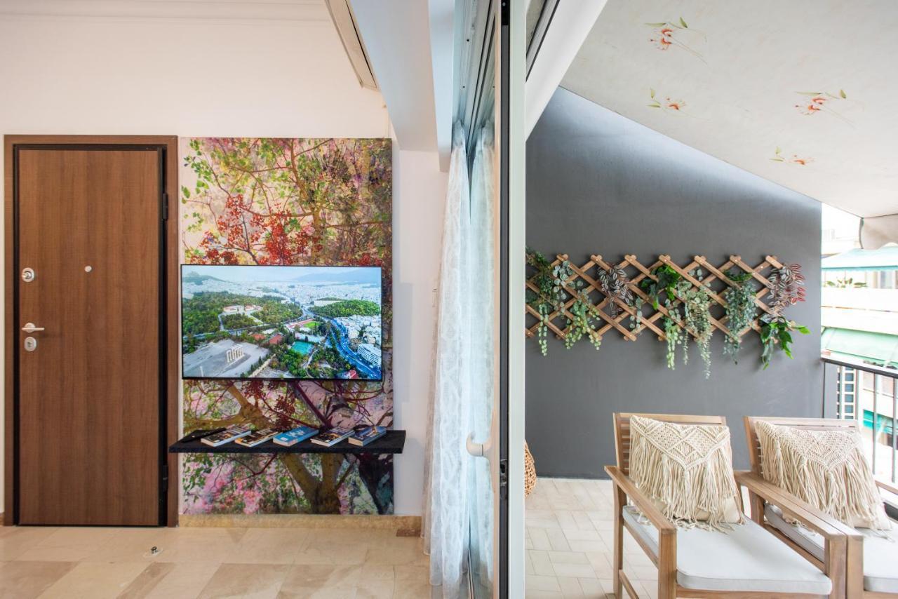 Blue Ark Boho Stay At Acropolis Athen Exterior foto