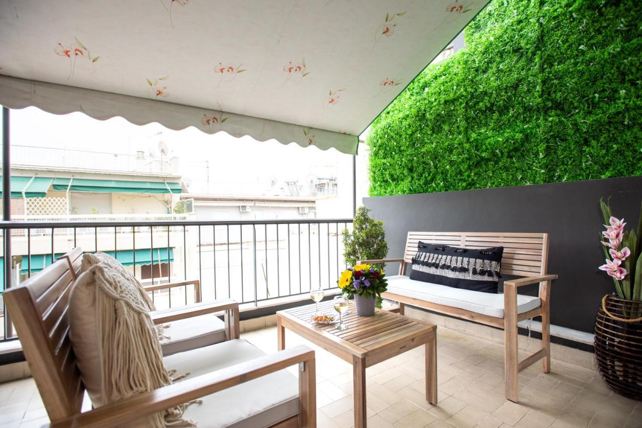 Blue Ark Boho Stay At Acropolis Athen Exterior foto